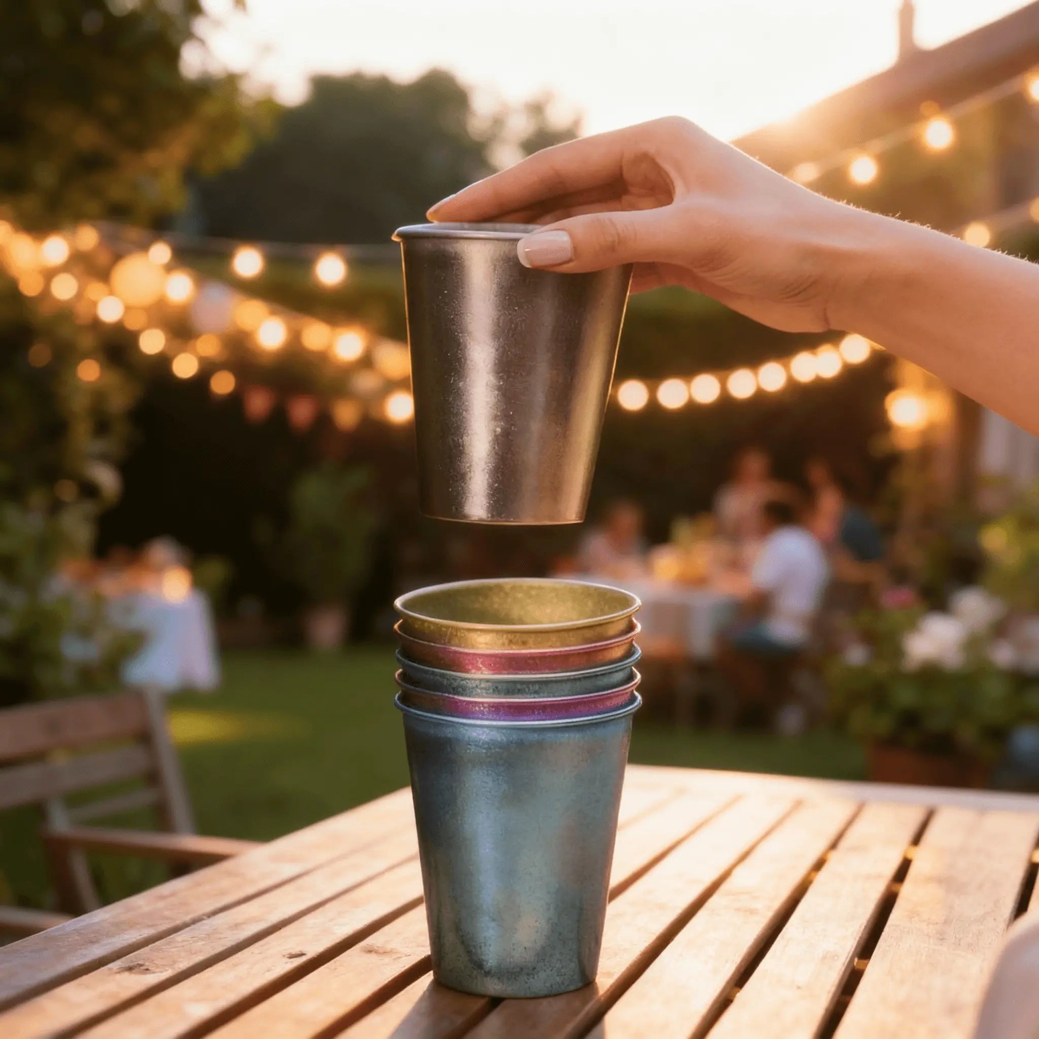 Aigrezzo Titanium Pint Cup